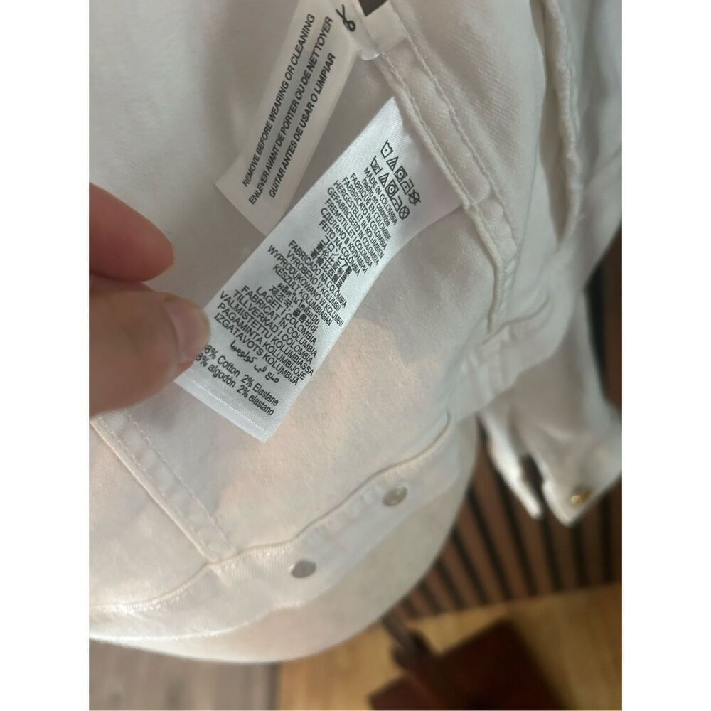 Michael kors white jean jacket size xs - Picture 6 of 6